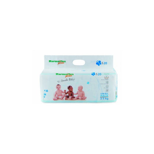 Marmailles Plus Pañales Talla S 3-5kg 50uds