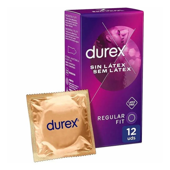 Durex Sin Látex Preservativos 12uds