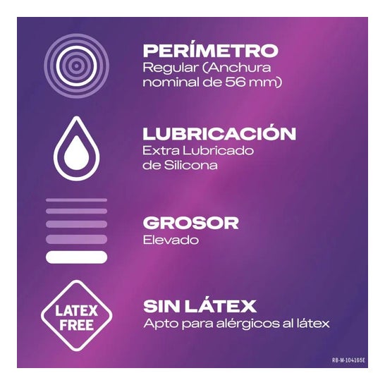 Durex Sin Látex Preservativos 12uds