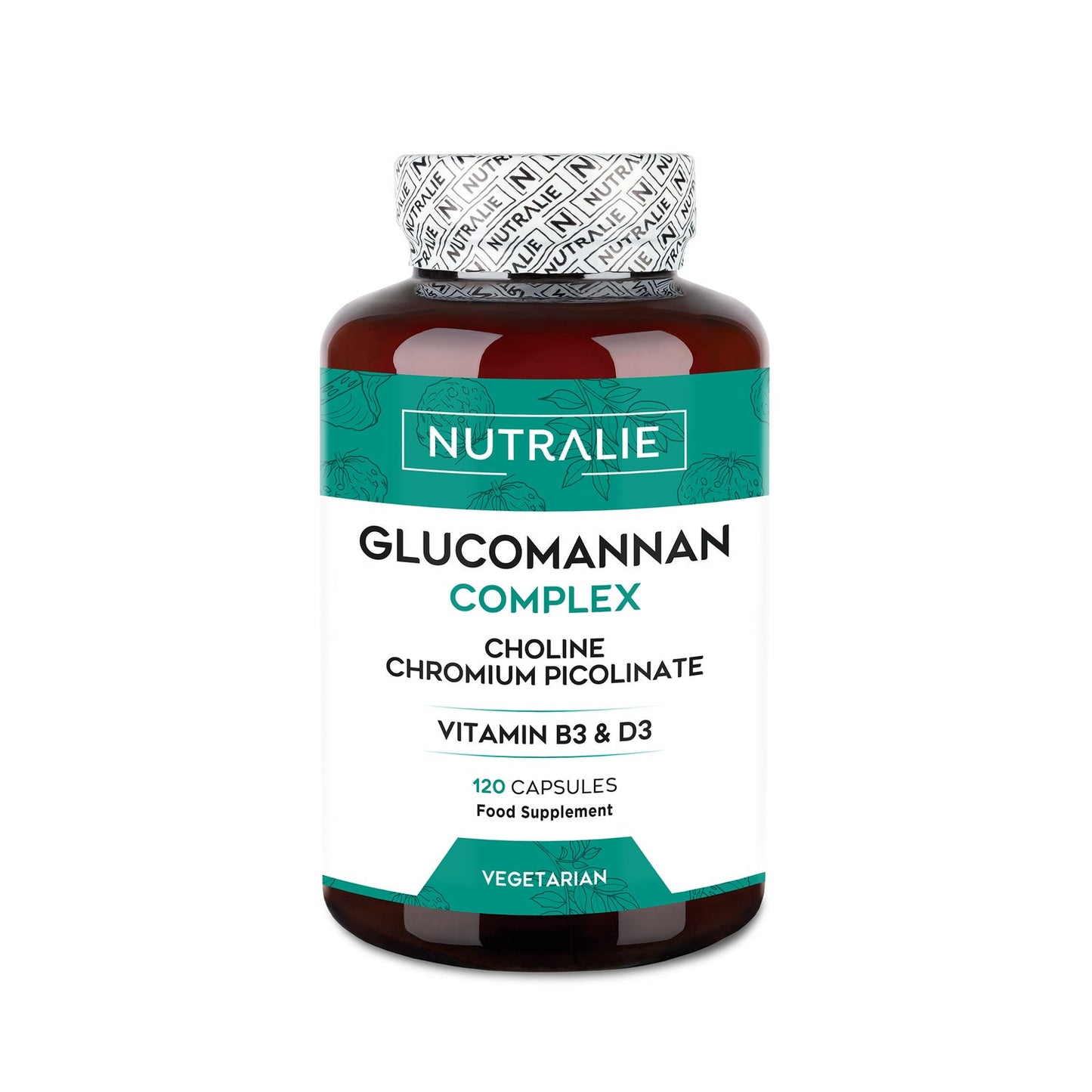 Nutralie Glucomanano + Colina + B3 + D3 Pérdida Peso 120caps