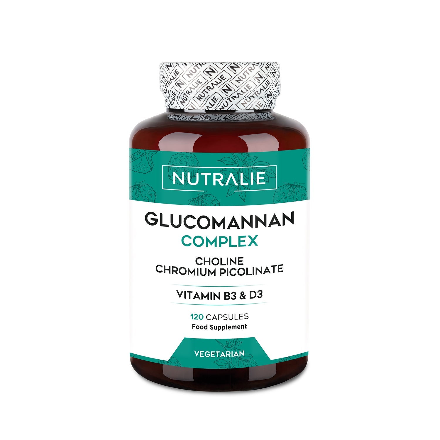 Nutralie Glucomanano + Colina + B3 + D3 Pérdida Peso 120caps