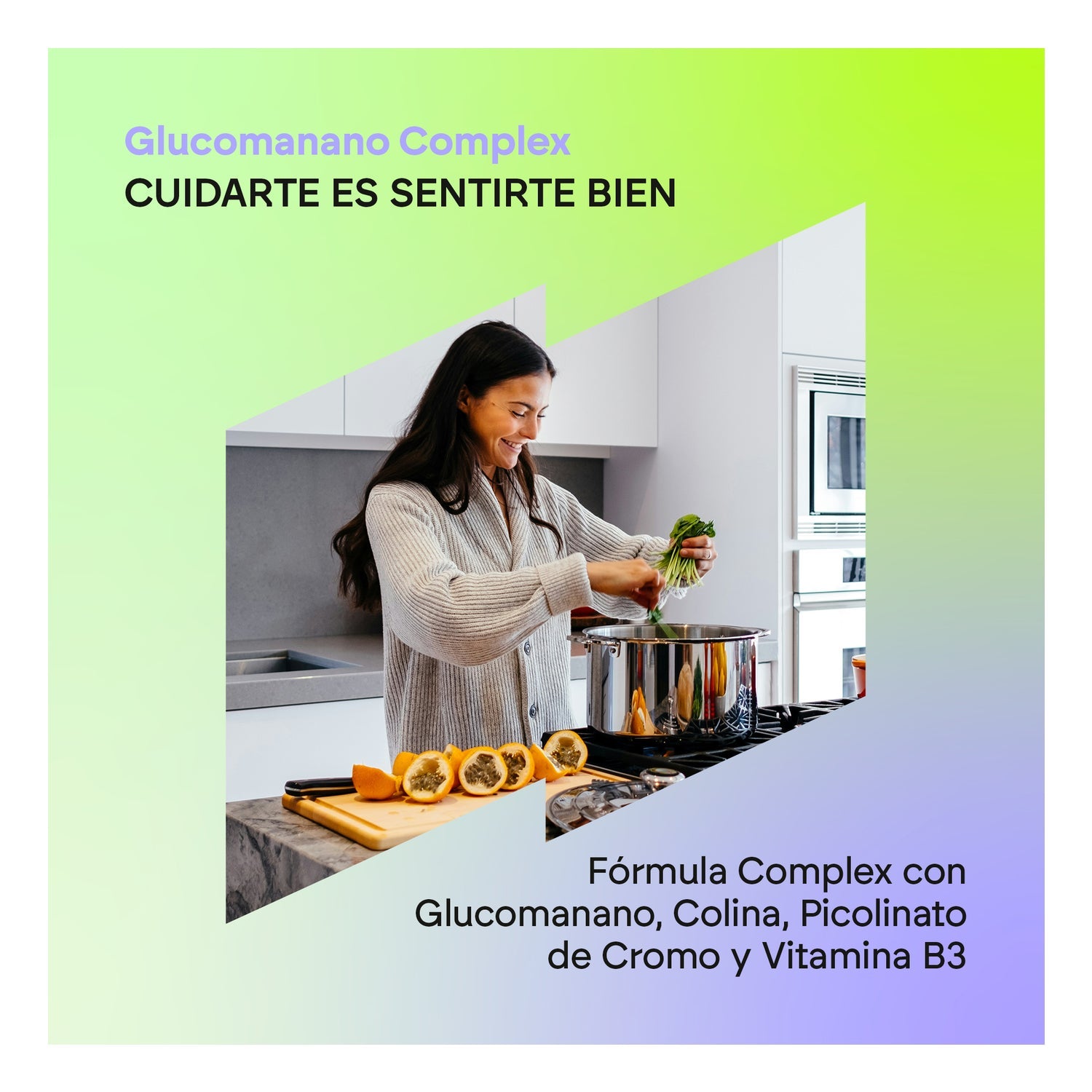 Nutralie Glucomanano + Colina + B3 + D3 Pérdida Peso 120caps