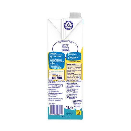 Nestlé Nativa Crecimiento 3 Cereales 1L