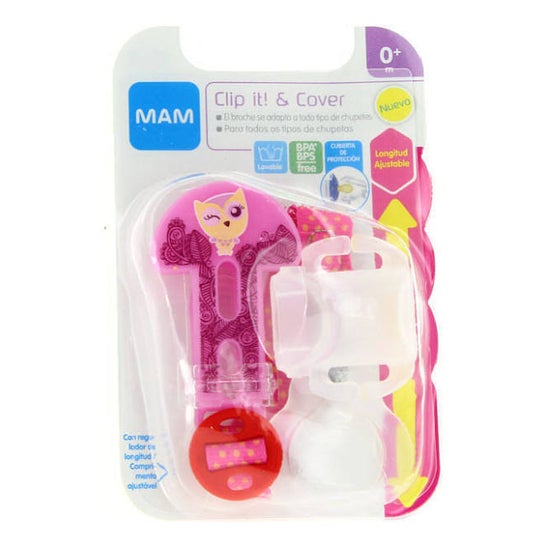 Mam Clip It! & Cover Broche Para Chupete y Cubierta de Protección