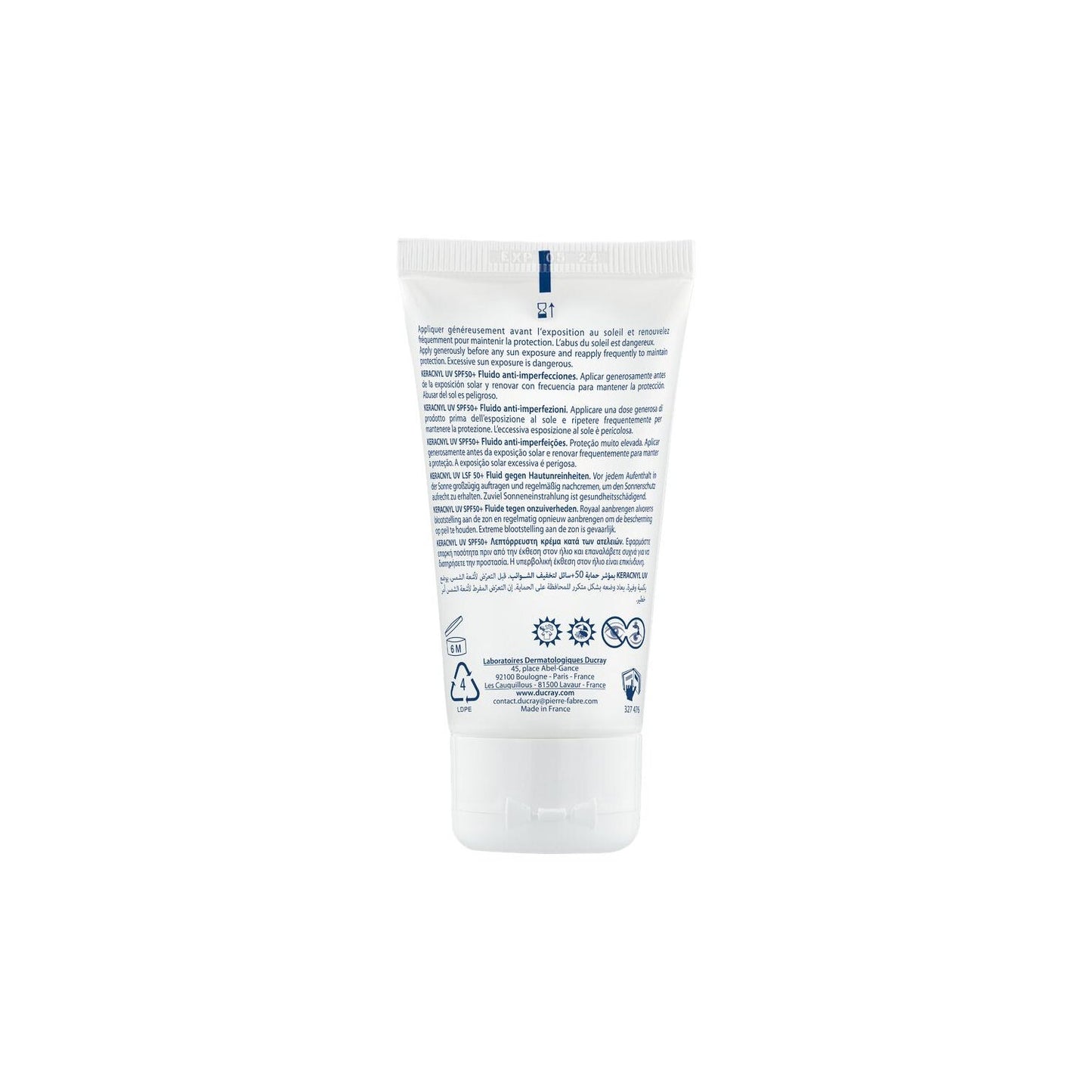 Ducray Keracnyl UV Fluido Antimperfecciones SPF50+ 50ml