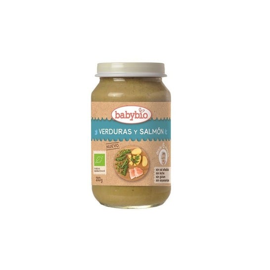 BabyBio Menú Tradición Salmón 200g