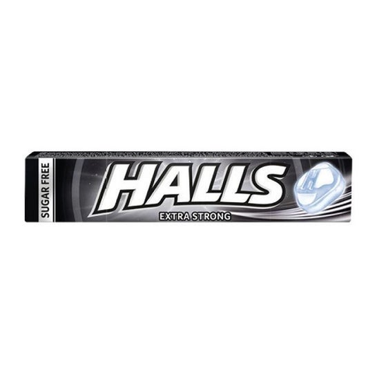 Halls Caramelo Sin Azúcar Extra Fuerte 32g