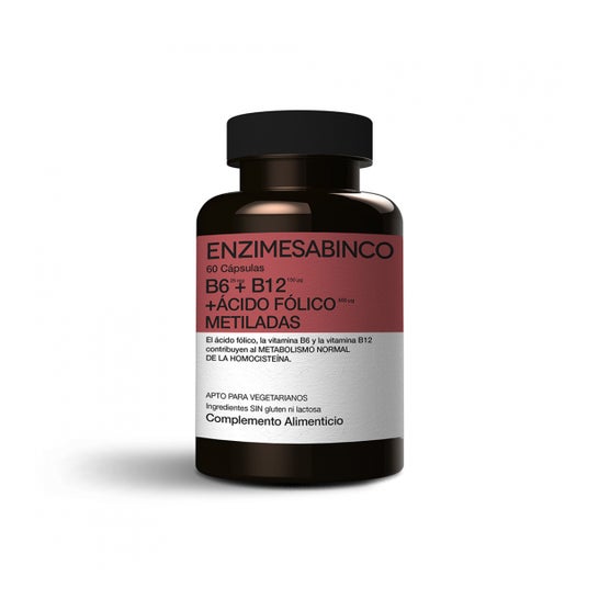 Enzime Sabinco B6 + B12 + Ácido Fólico Metiladas 60caps