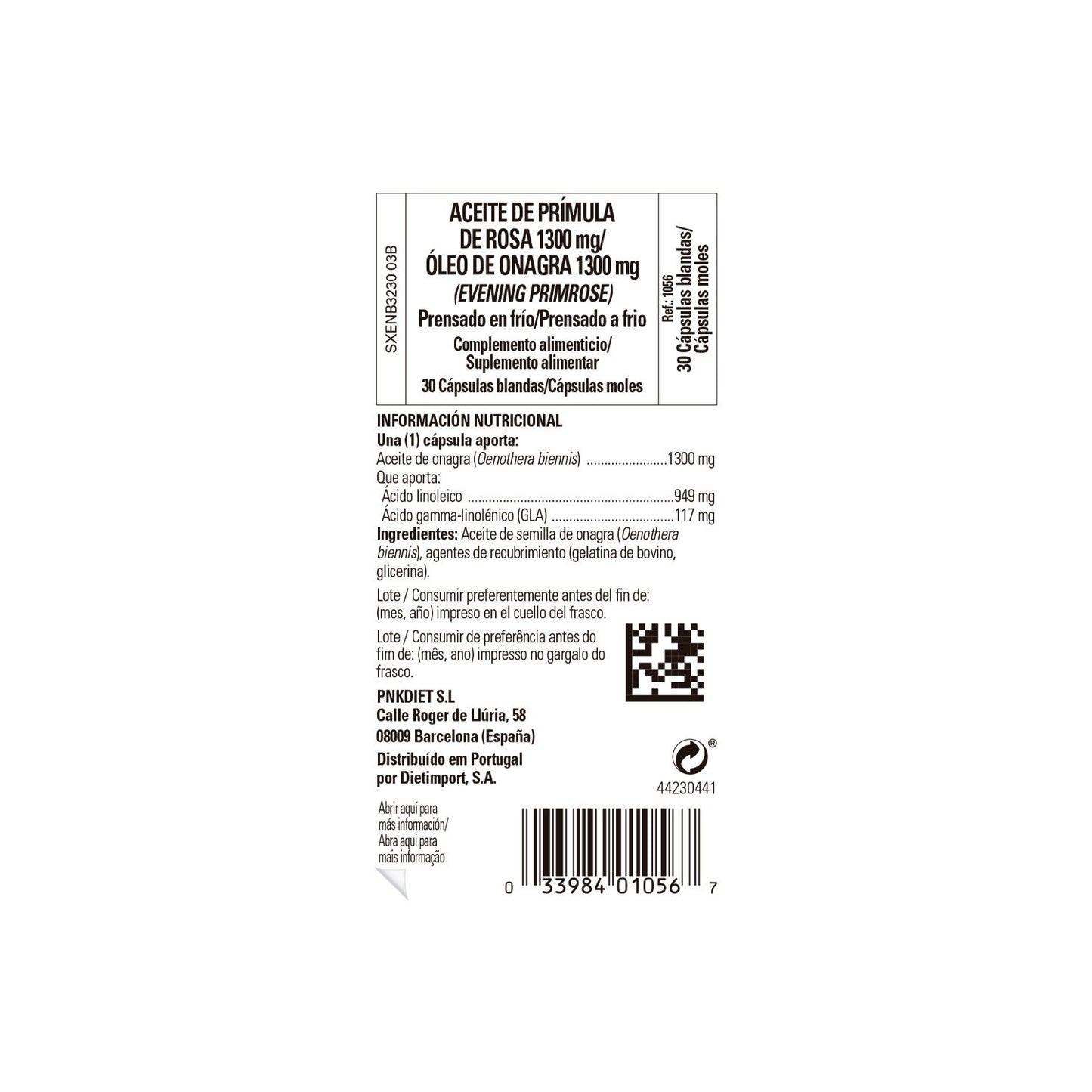 Solgar Aceite de Prímula de Rosa 1300mg 30 perlas