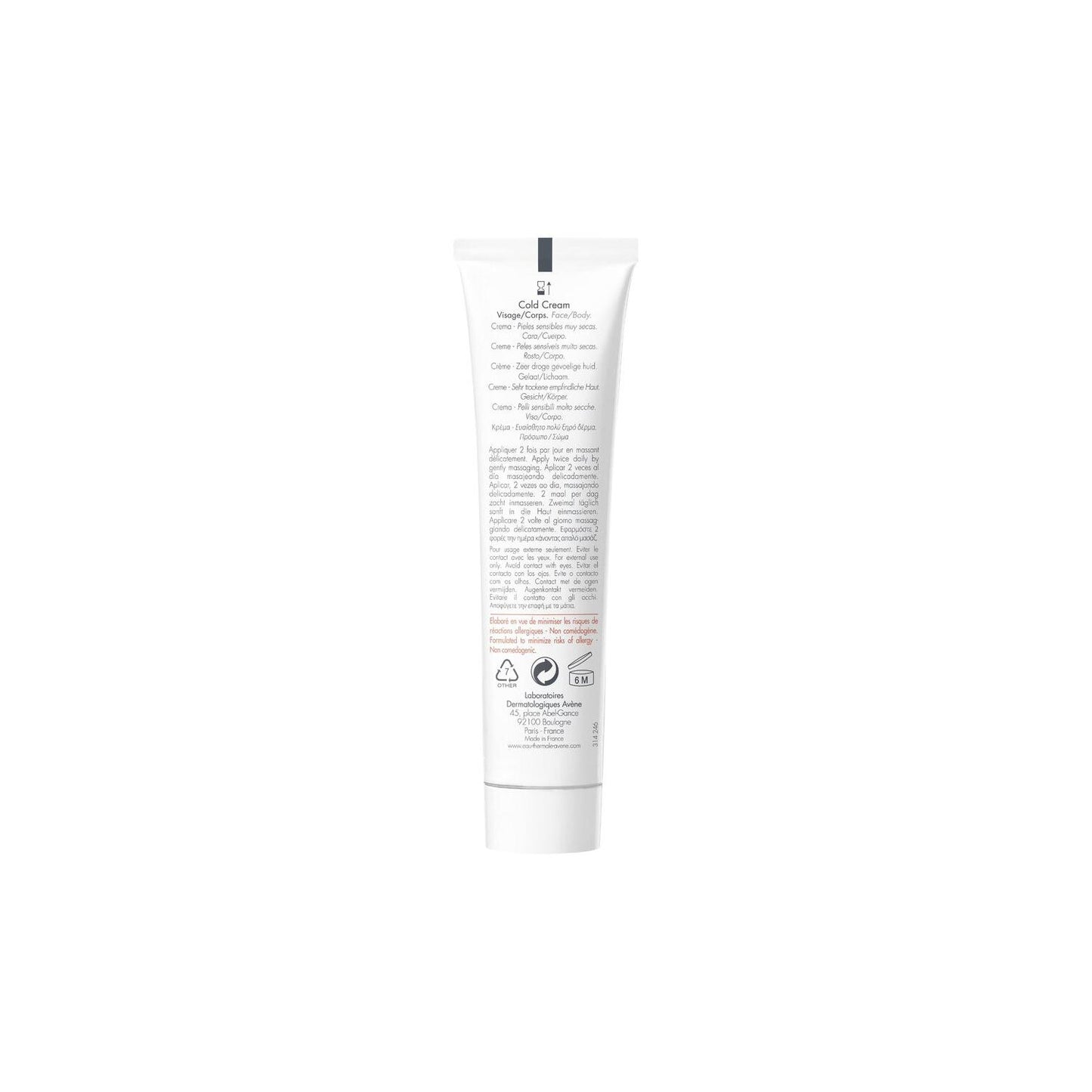 Avène Cold Cream piel muy seca 40ml