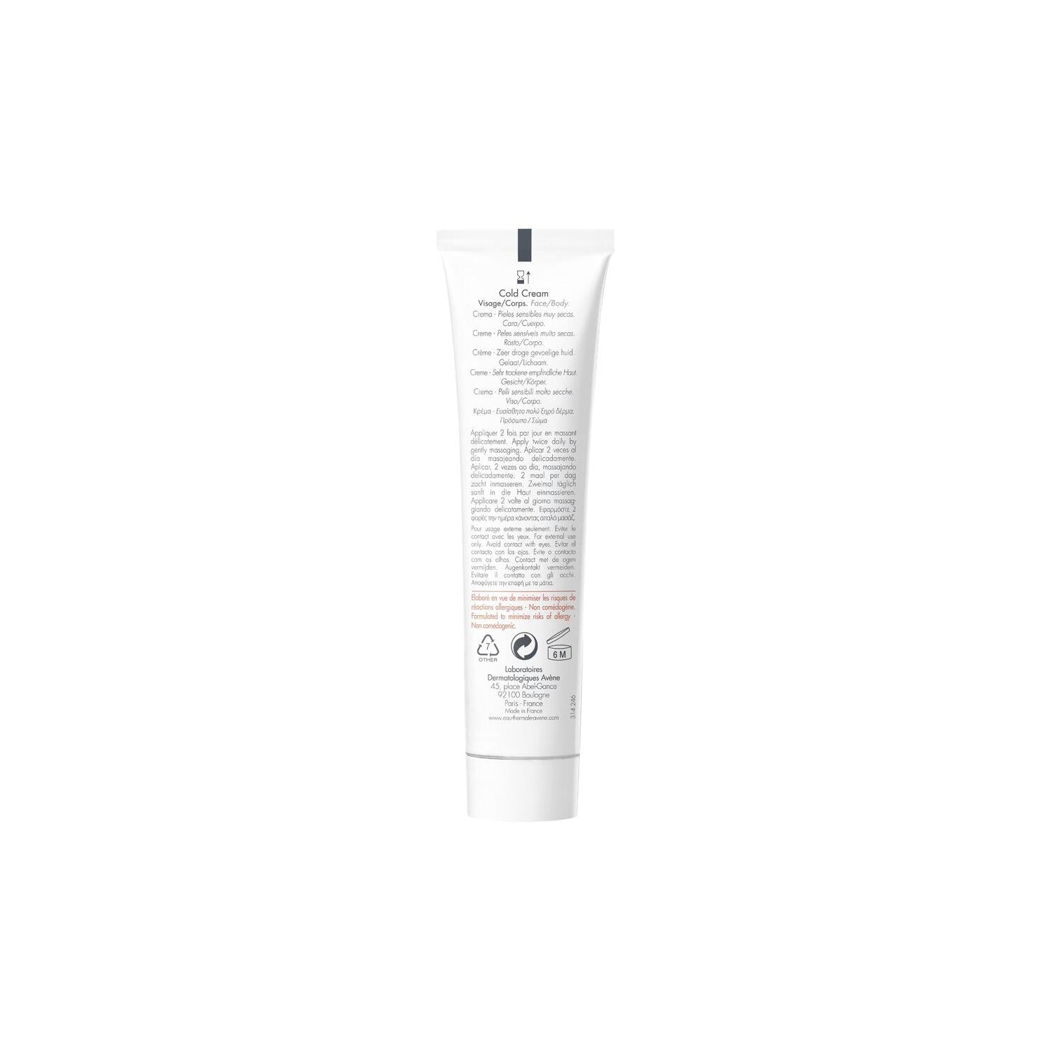 Avène Cold Cream piel muy seca 40ml