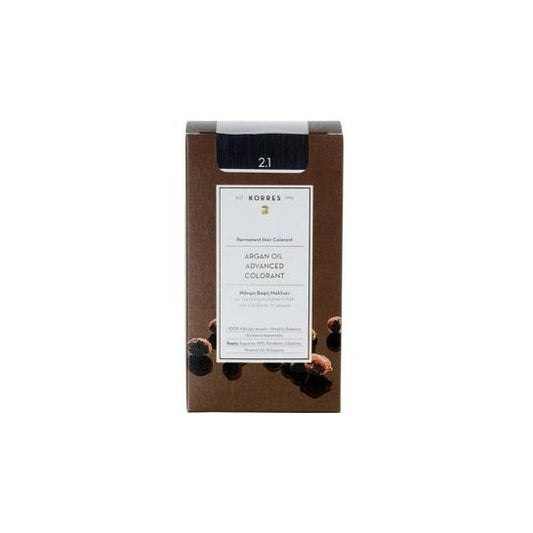 Korres Coloration Permanente Huile D'Argan Blond Cendré 7.1