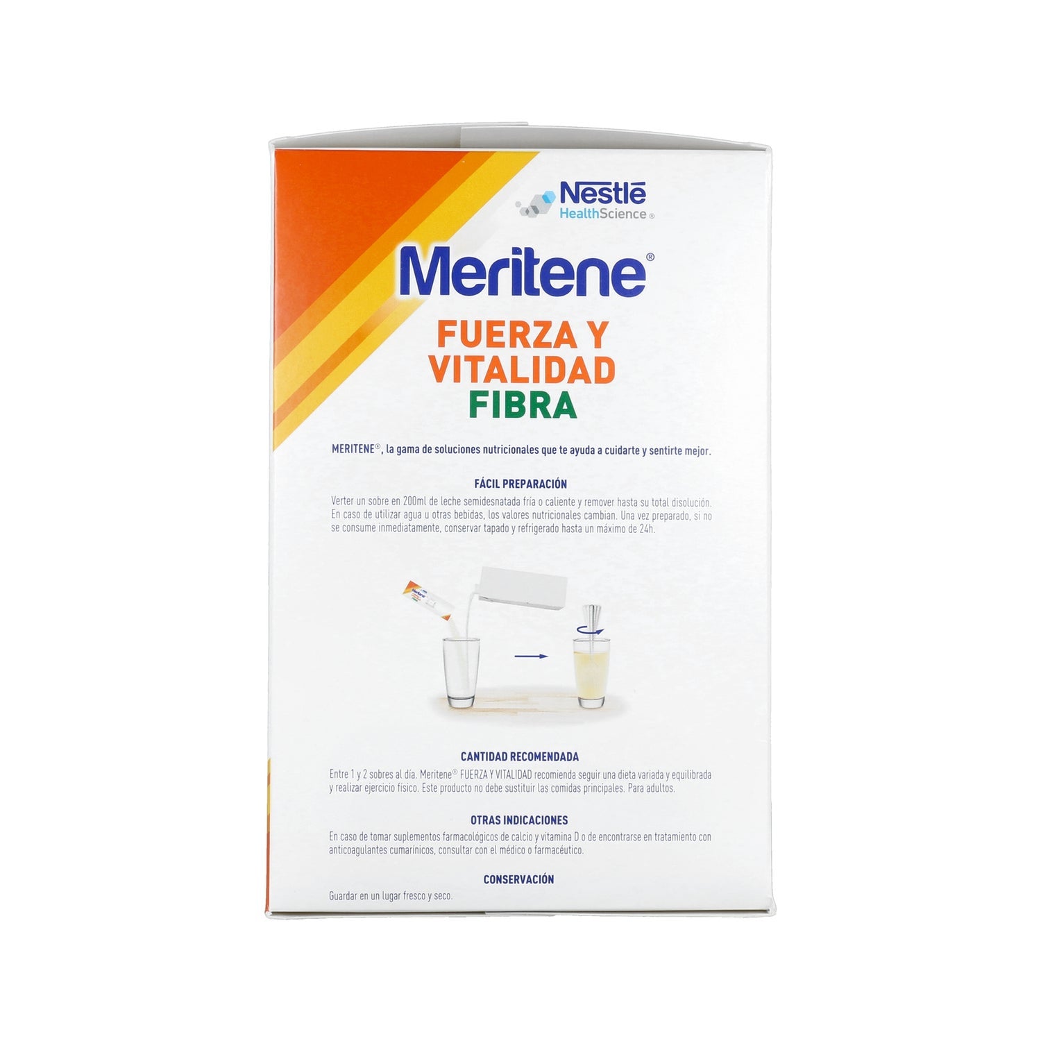 Meritene Fuerza y Vitalidad Fibra Vainilla 14 Sobres