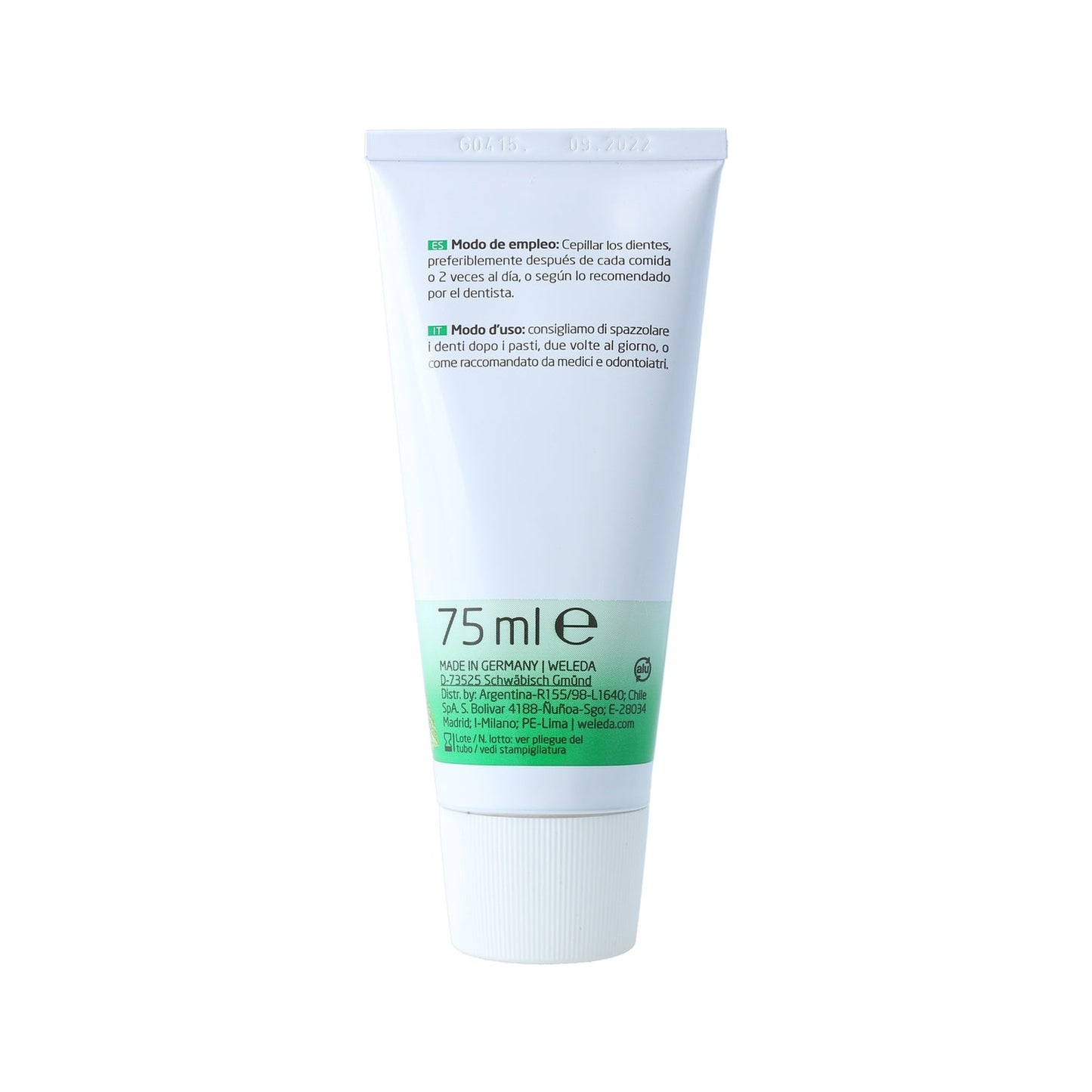 Weleda Gel Dentífrico Vegetal Sabor Menta 75ml