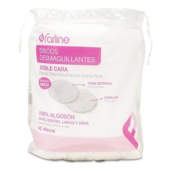 Farline Discos Desmaquillantes Ovalados 40 uds