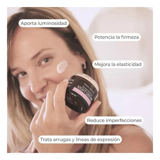 Alma Secret Multi-Reparadora Noche Mosqueta, Escualano y Hialurónico 50 ml