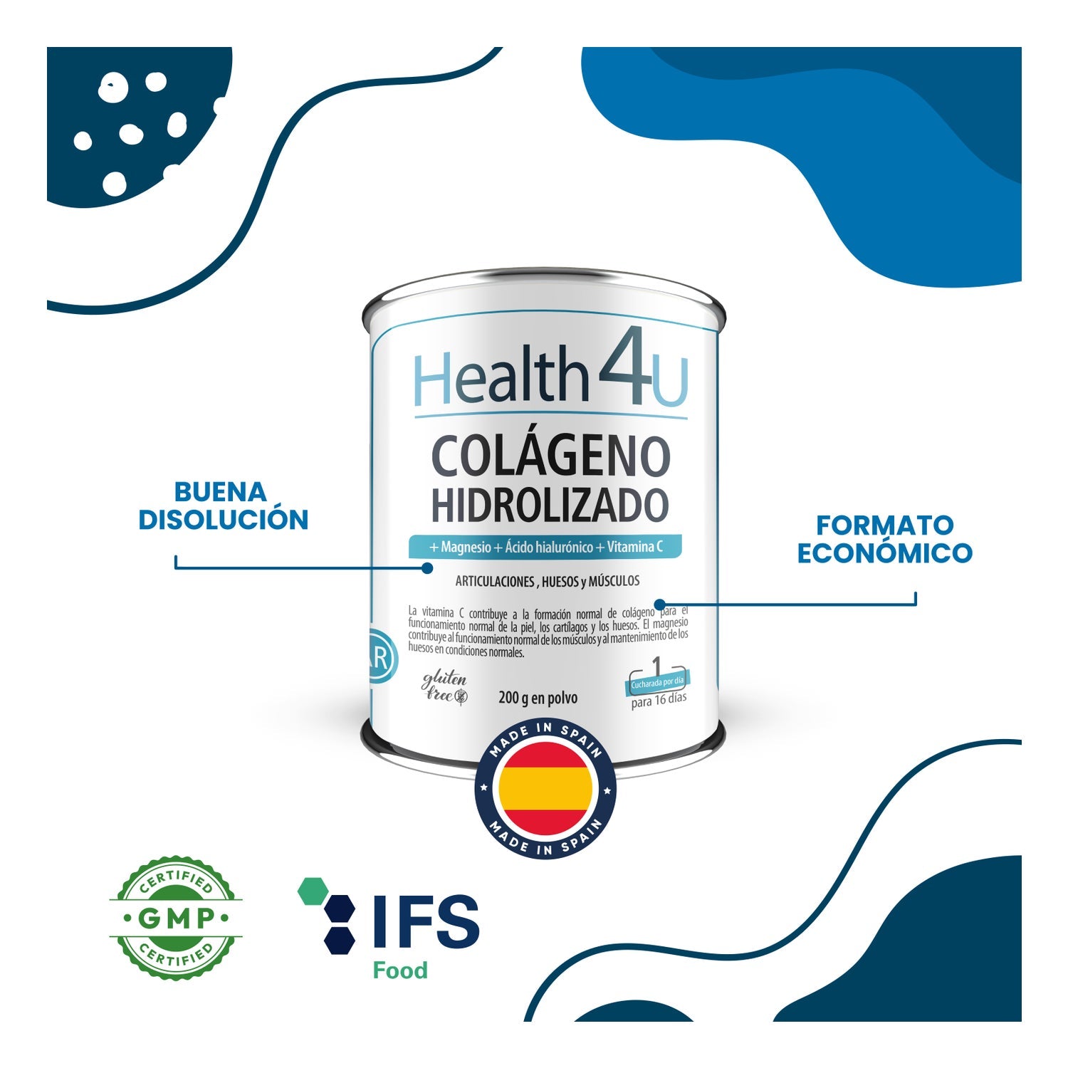 H4U Colágeno hidrolizado 200g