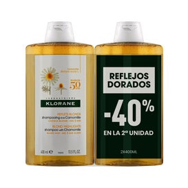Klorane Champú a la Camomilla 2x400ml