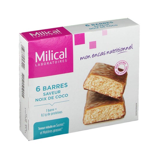 Milical - Barra de Hiperproteína de Coco