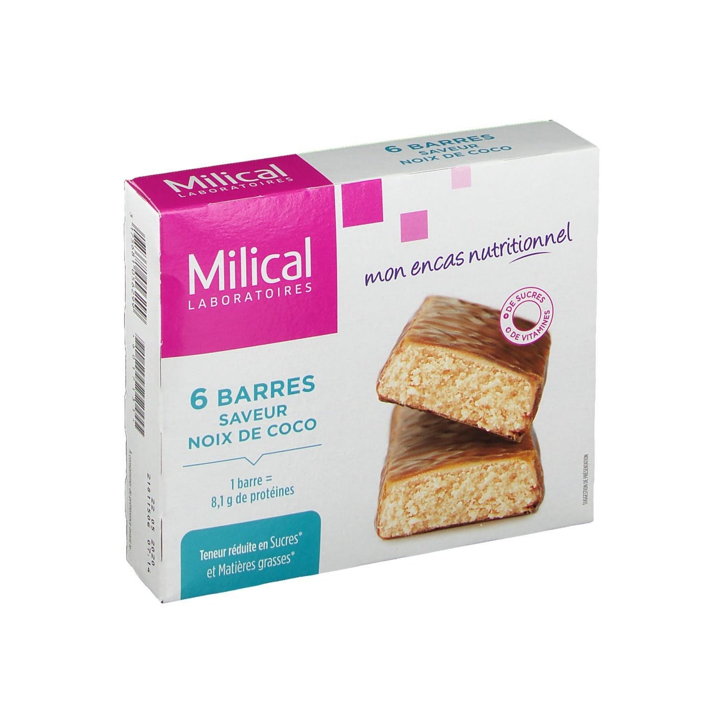 Milical - Barra de Hiperproteína de Coco