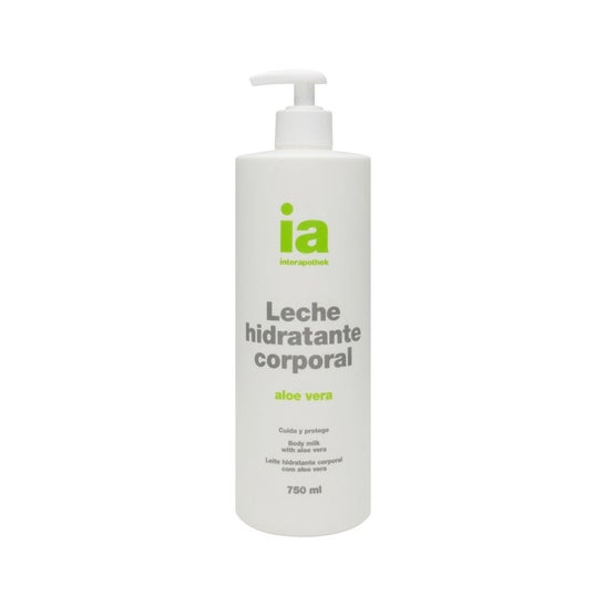 Interapothek leche hidratante corporal aloe vera 750ml