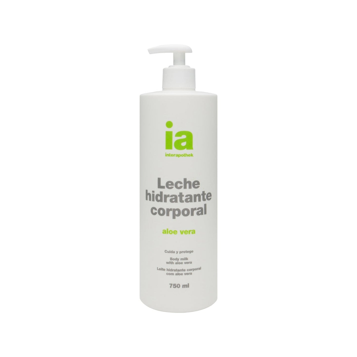 Interapothek leche hidratante corporal aloe vera 750ml
