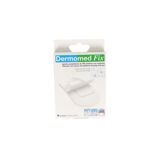 Dermomed Fix 6 Apósitos de 9 X5 Centímetros