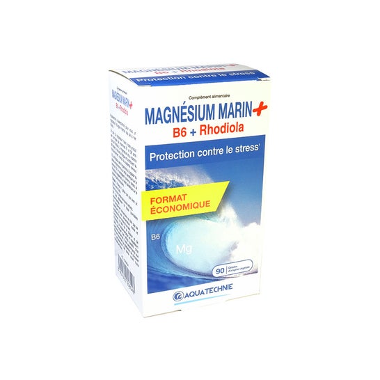 Biotechnie Aquatech Magnesio Marino B6 + Rhodiola 90 Cápsulas