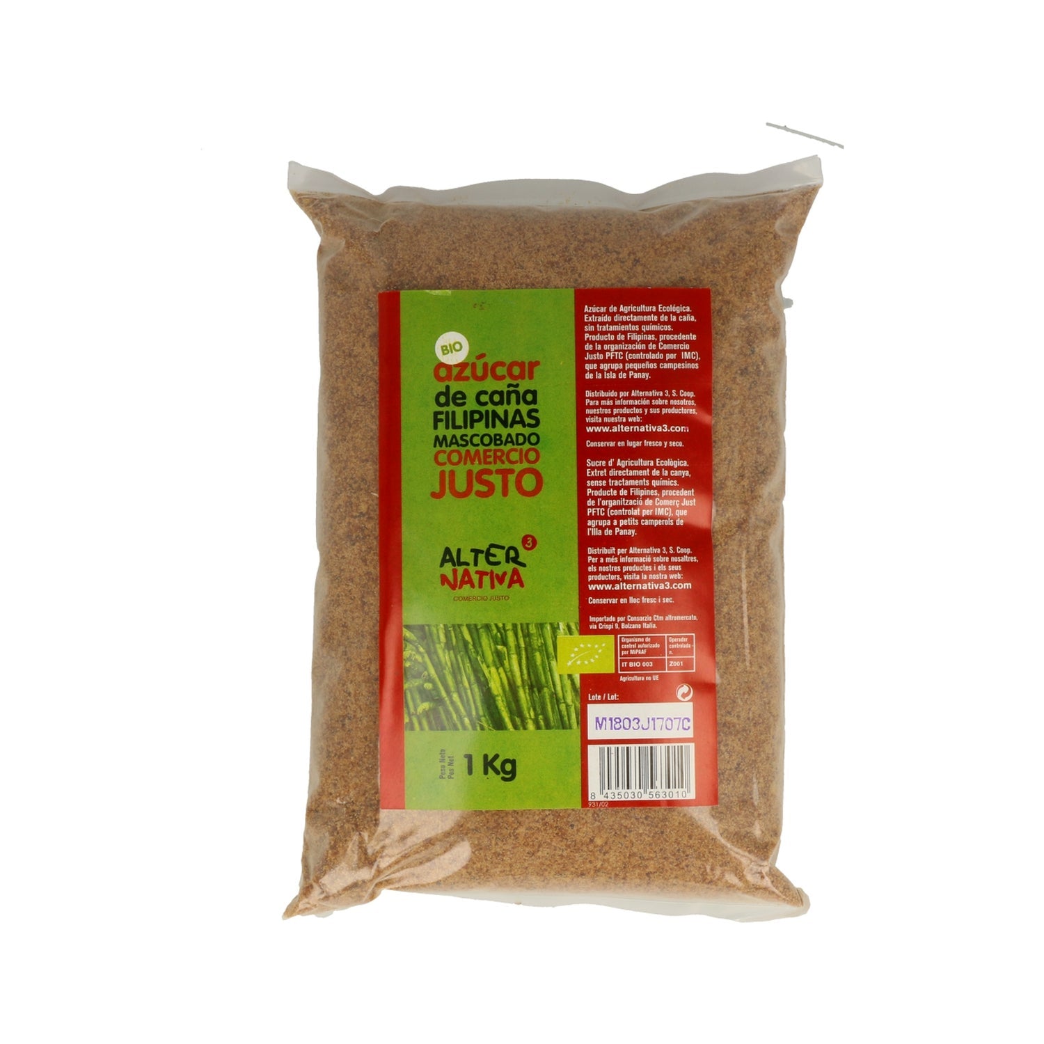 Alternativa3 Azúcar de Caña Mascobado 1kg