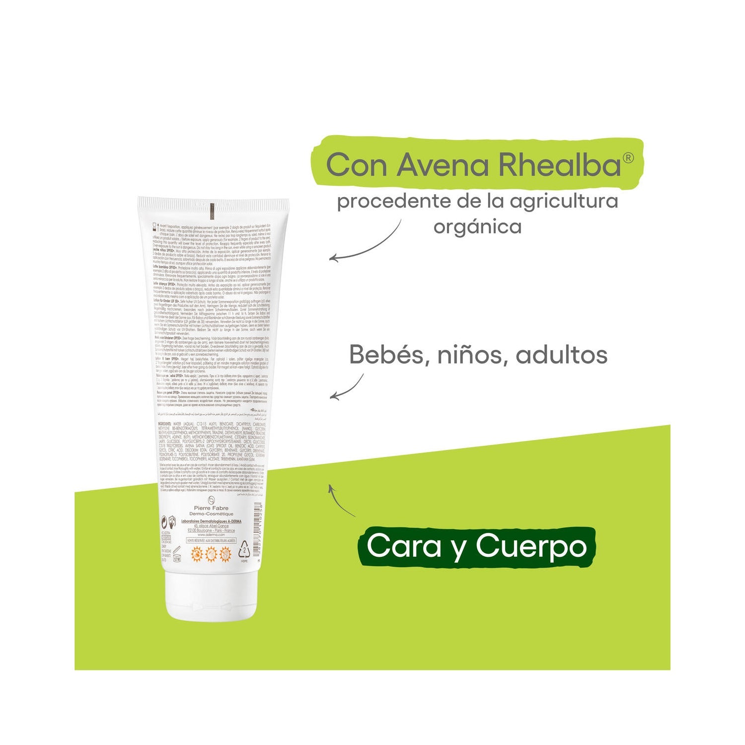 A-Derma Protect Kids Leche Solar SPF50+ 250ml