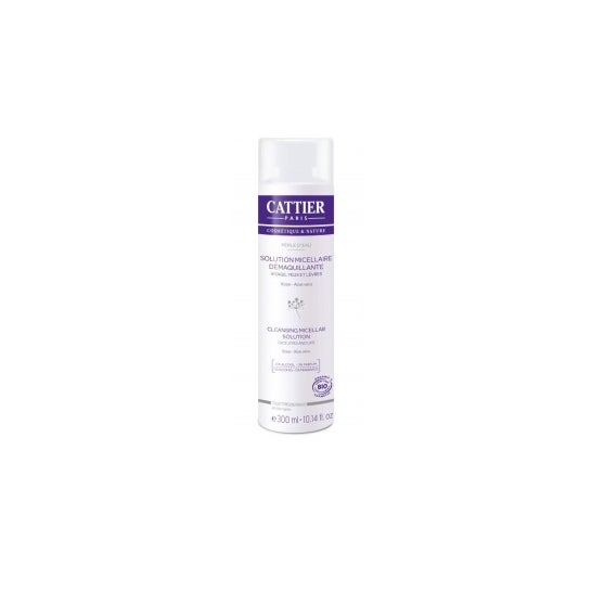 Maquillaje micelar Cattier BIO rosa alo vra 300 ml