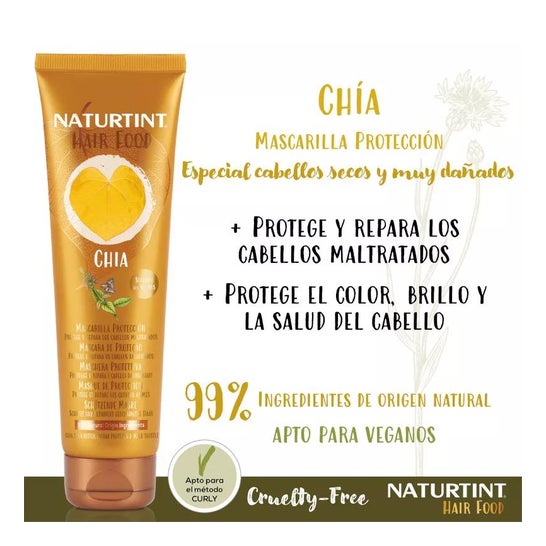 Naturtint Mascarilla Hair Food Chía 150 ml