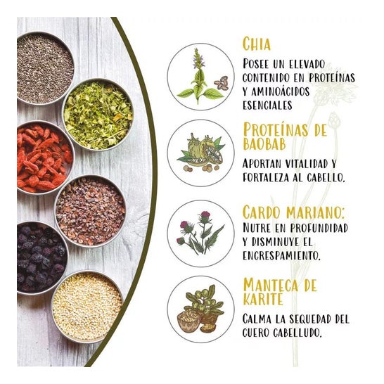Naturtint Mascarilla Hair Food Chía 150 ml