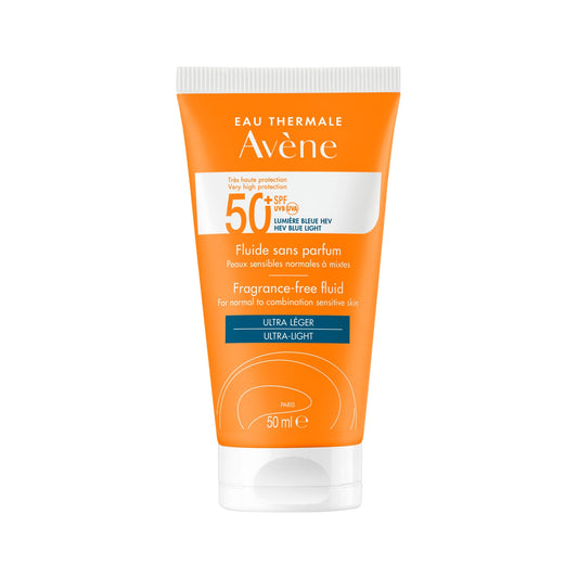 Avène Solar Fluido Sin perfume SPF50+ 50ml