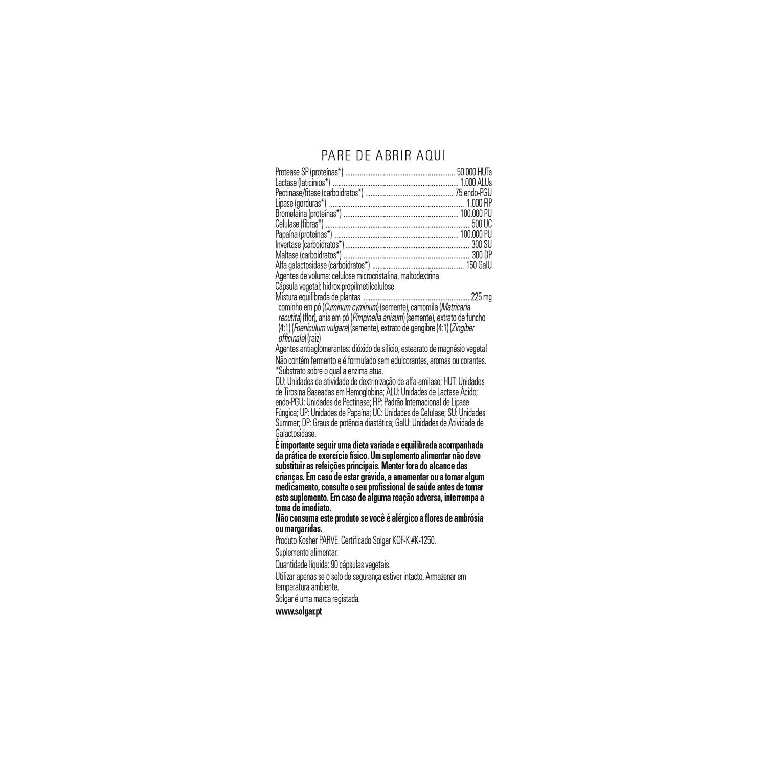 Solgar Advanced Multi-Enzymes Complex 90vcaps