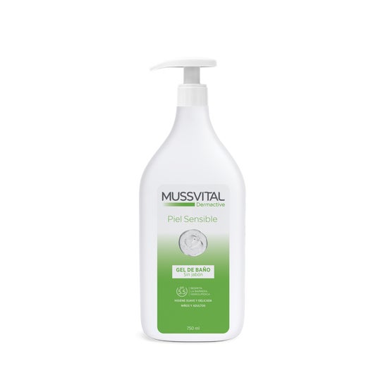 Mussvital Dermactive Gel de Baño Piel Sensible 750ml