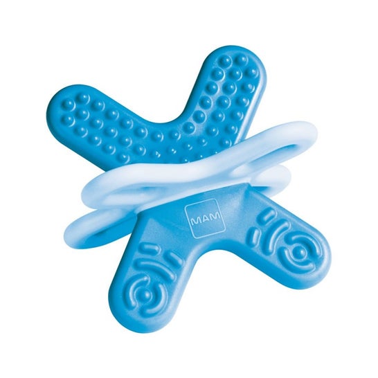 Mam Mordedor Mini Bite & Relax Fase 2 +4M Azul 1ud