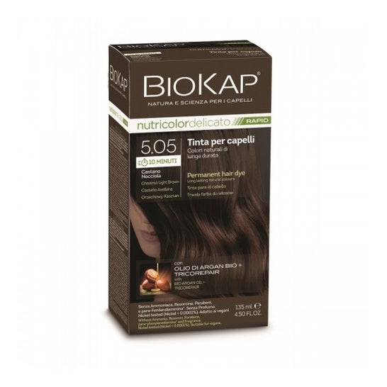 Biokap Nutricolor Tinte de Cabello 5.05 Castaño 135 ml