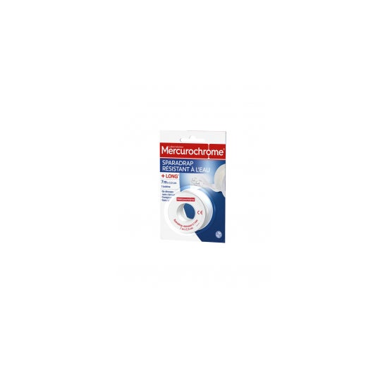 Sparadrap Mercurocromo Resistente al Agua 7 M X 25 cm