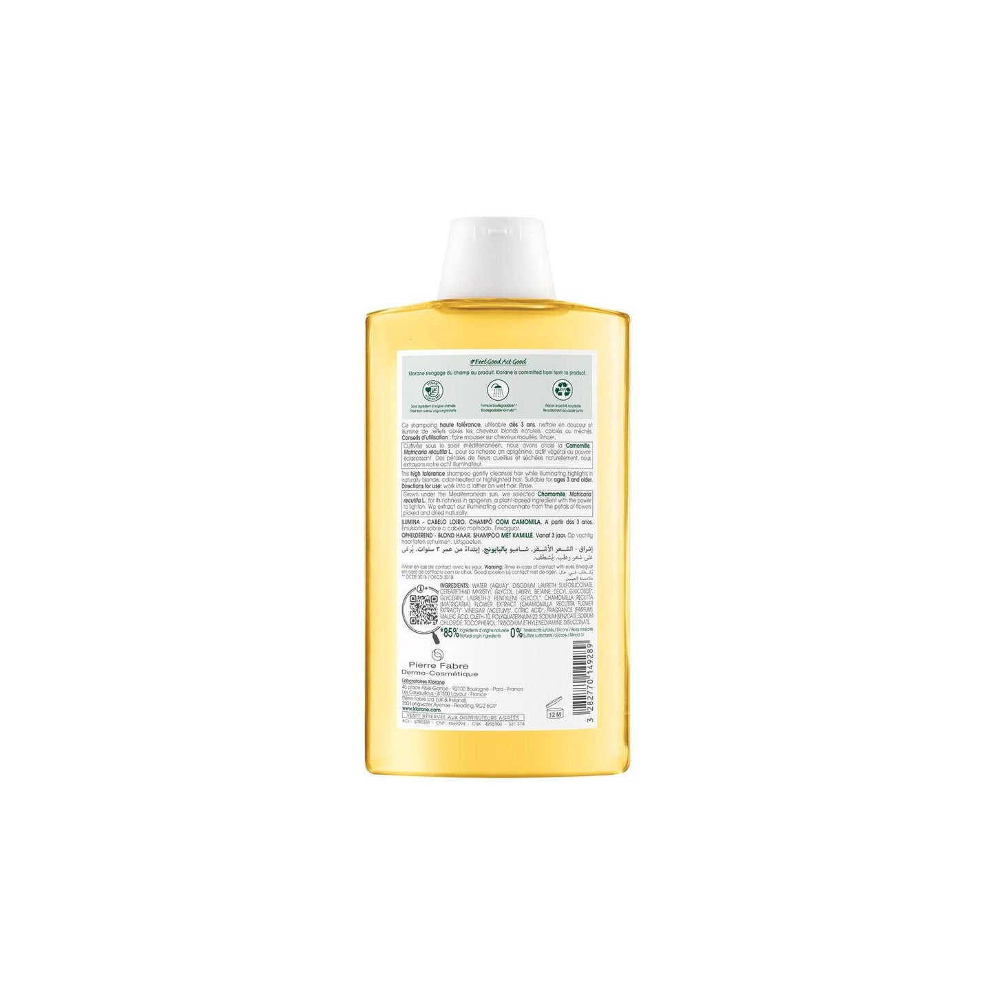 Klorane Champú a la Camomila 400ml
