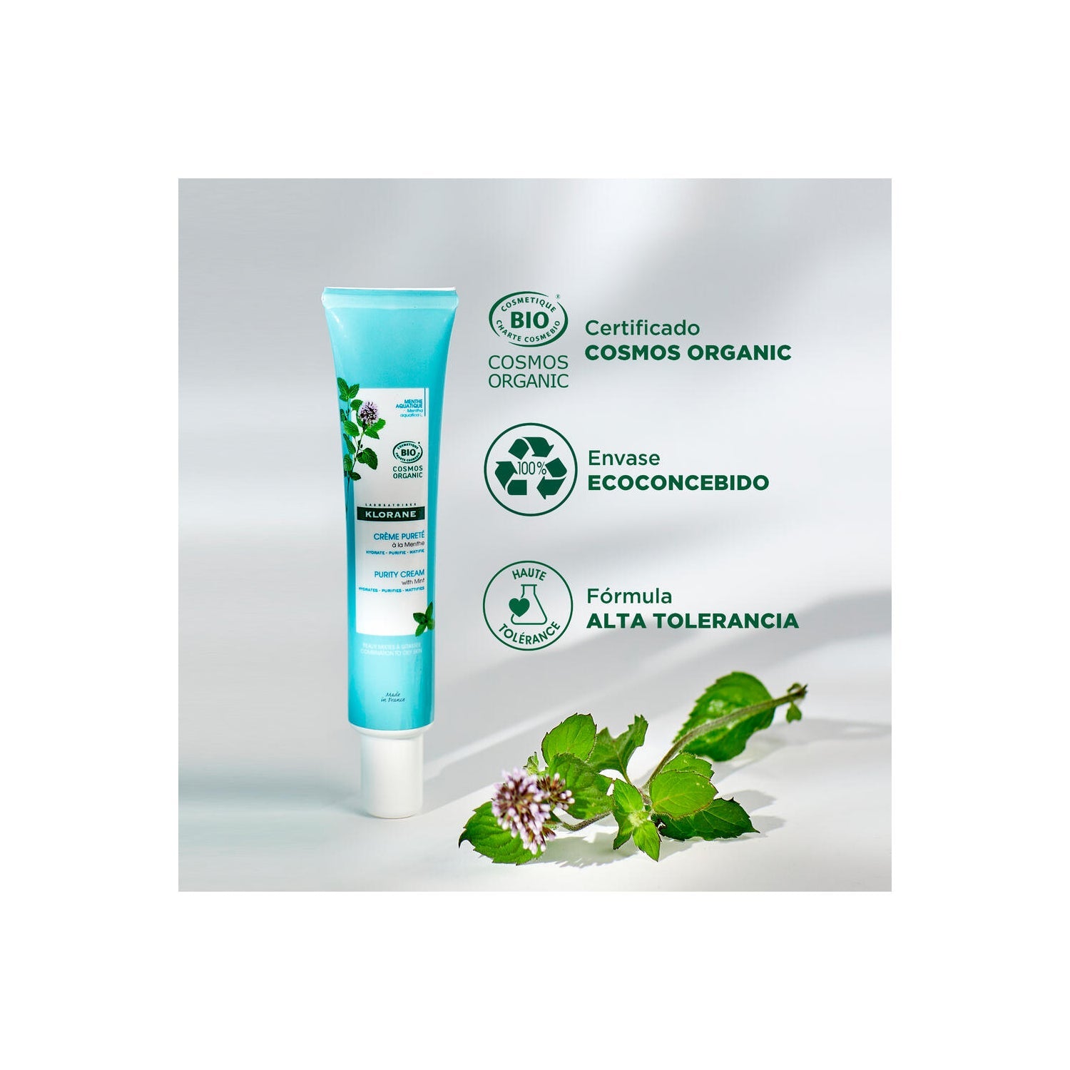 Klorane Crema Purificante a la Menta BIO 40ml
