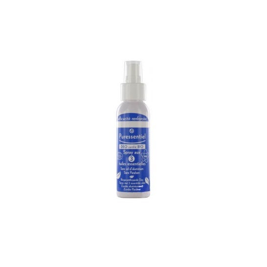Puressentiel Déo Bio Spray 3 Huiles Essentielles 50 ml