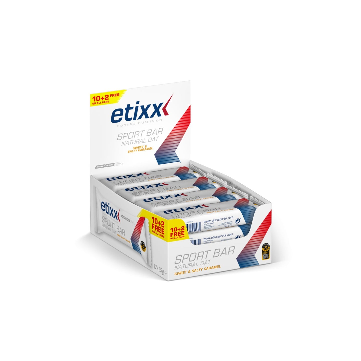 Etixx Oat Bar Sweet & Salty 12x50g