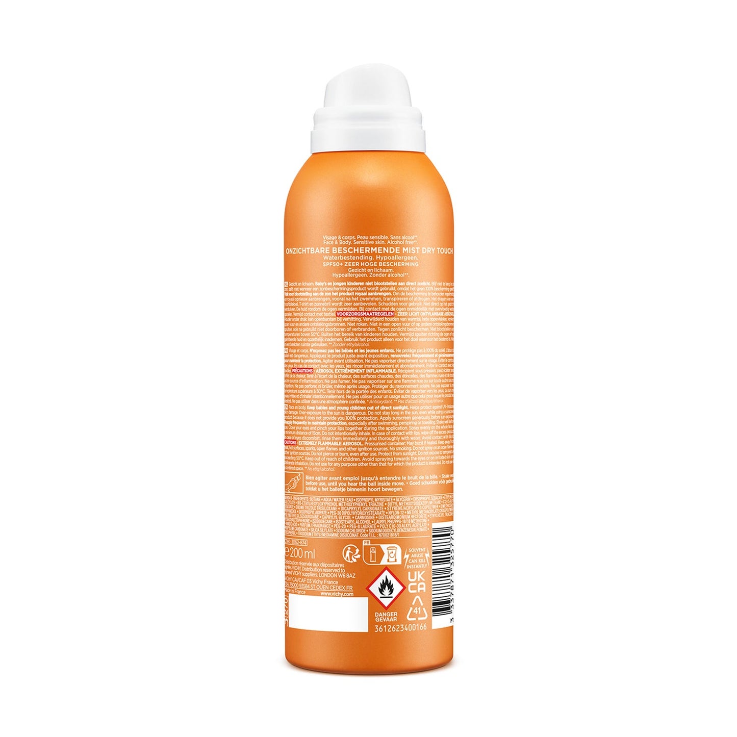 Vichy Capital Soleil Bruma Protectora Invisible Toque Seco SPF50+ 200ml