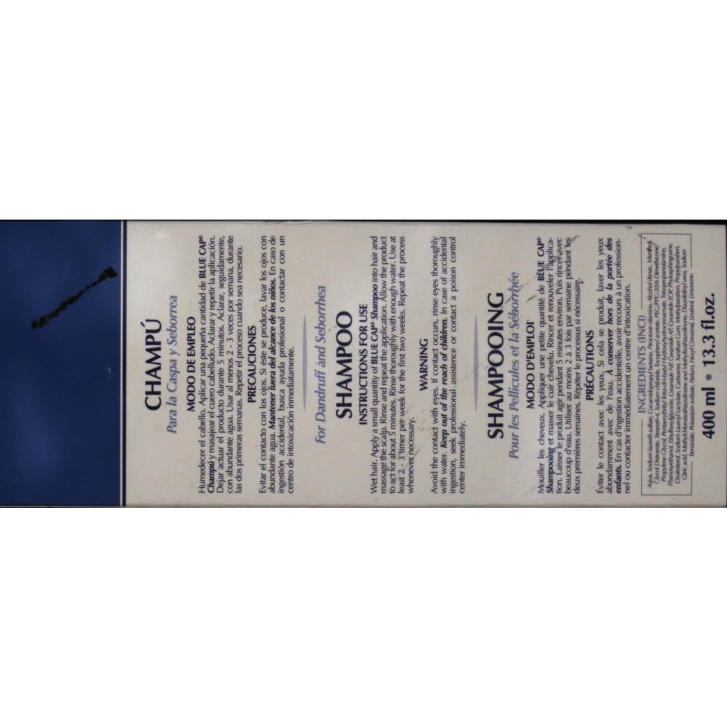Blue Cap Champú 400ml