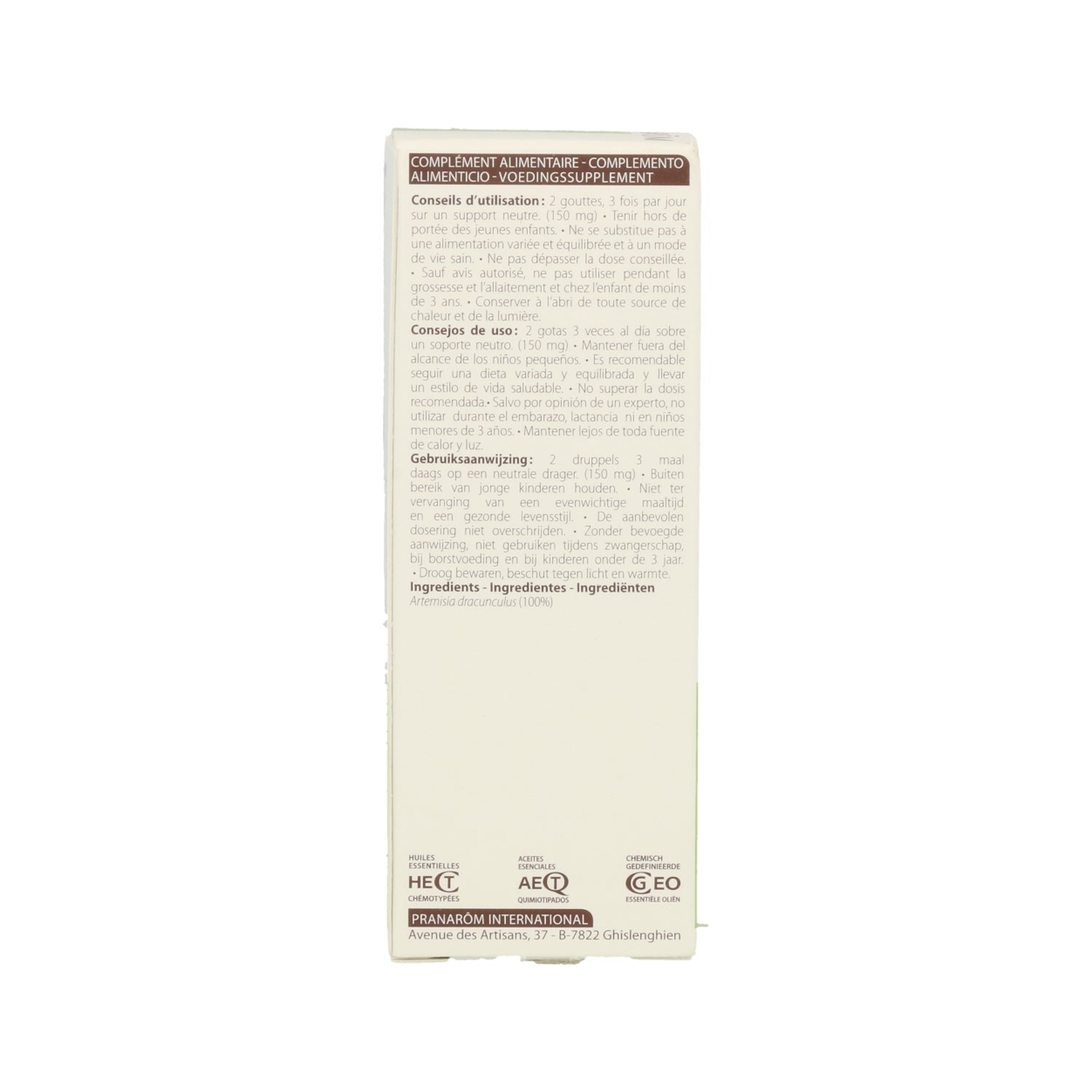 Pranarôm Aceite Esencial Prediluido de Estragón 5ml