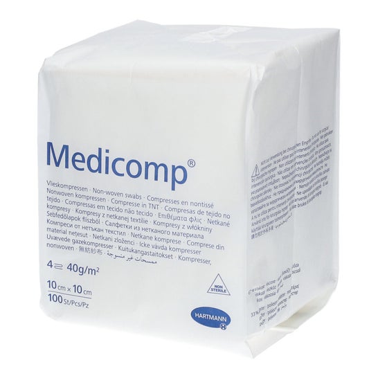 Hartmann Medicomp® Compresas de Non-Woven 10x10 cm 100 uds