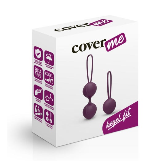 CoverMe Kegel Entrenador Pelvico Lila 2uds