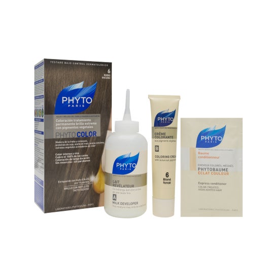 Phyto tinte color 6 rubio oscuro 1 ud
