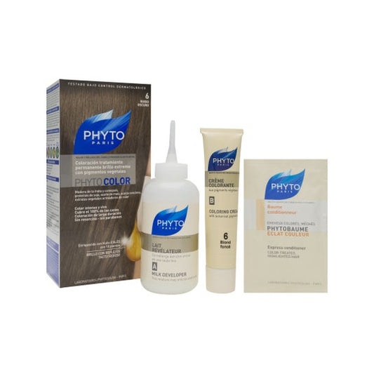 Phyto tinte color 6 rubio oscuro 1 ud